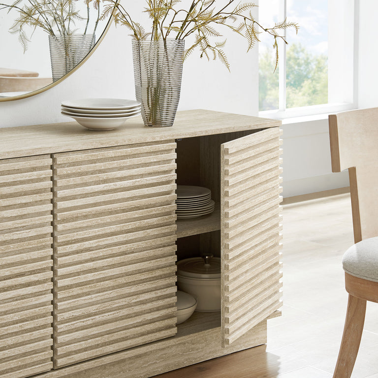 RENDER | TRAVERTINE SIDEBOARD | TRAVERTINE