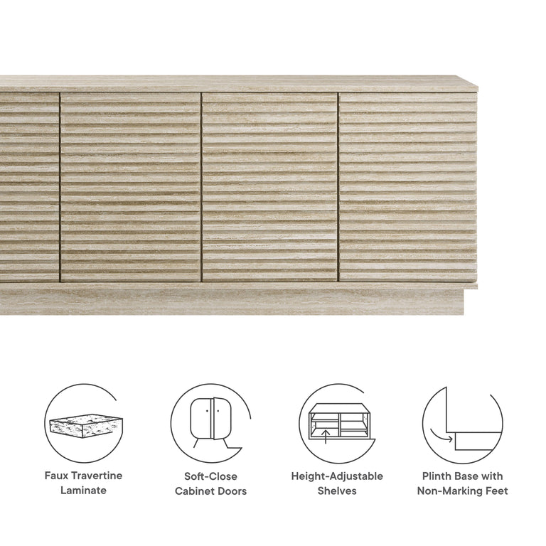 RENDER | TRAVERTINE SIDEBOARD | TRAVERTINE