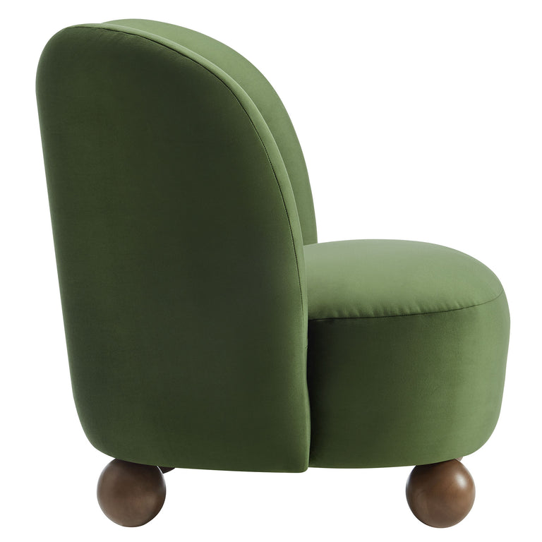 MONROE | SOFAS AND ARMCHAIRS | MOSS GREEN WALNUT