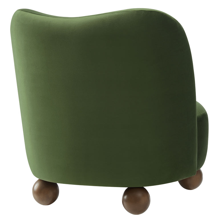 MONROE | SOFAS AND ARMCHAIRS | MOSS GREEN WALNUT