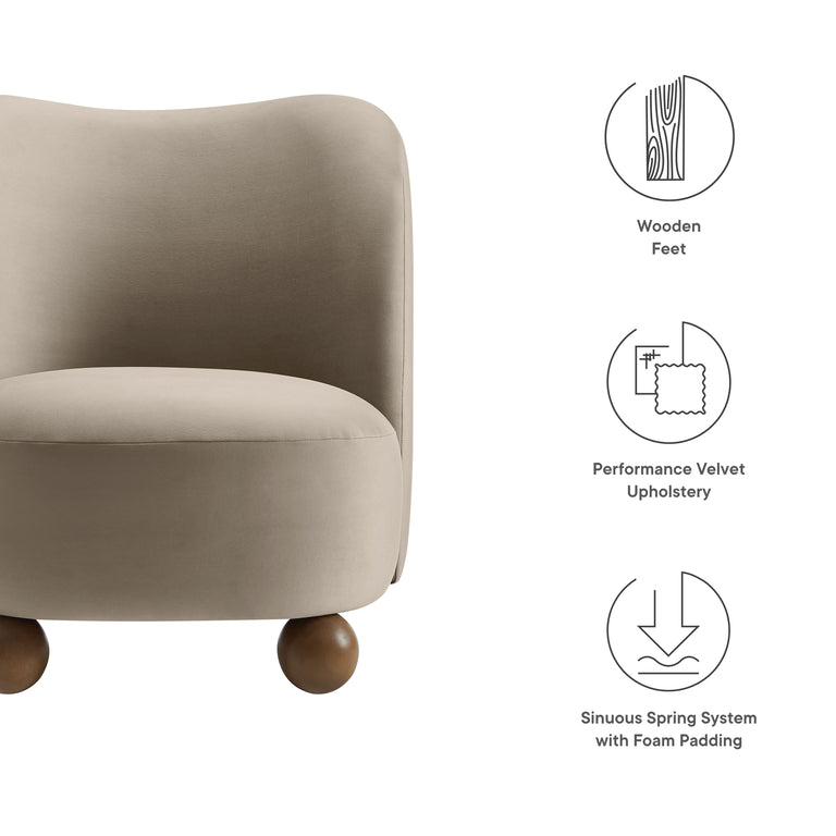 MONROE | SOFAS AND ARMCHAIRS | TAUPE WALNUT