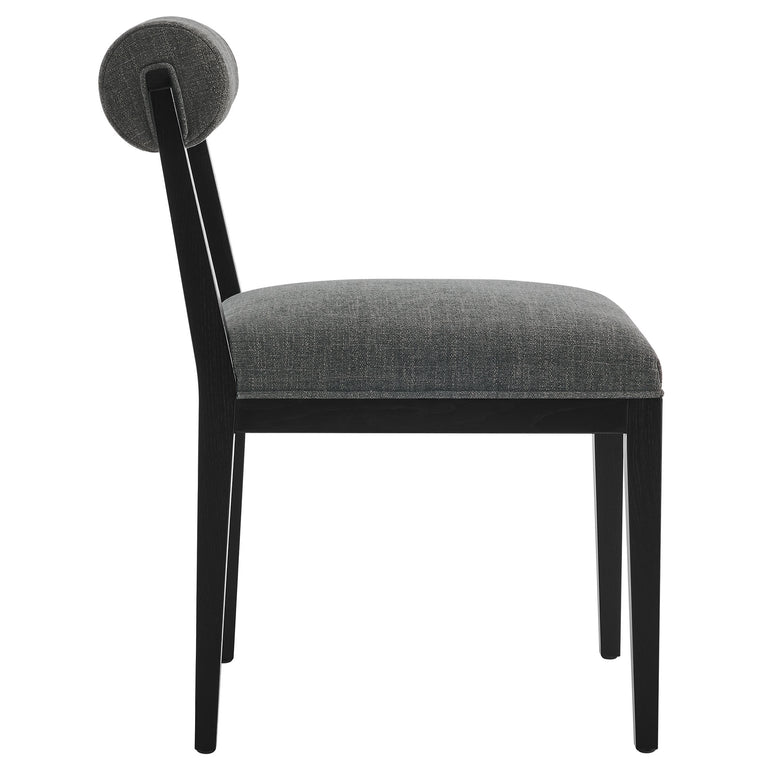 KAI | DINING CHAIRS | CHARCOAL BLACK