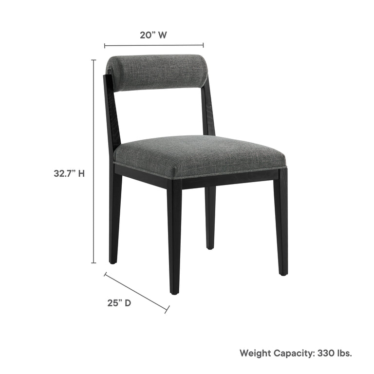 KAI | DINING CHAIRS | CHARCOAL BLACK