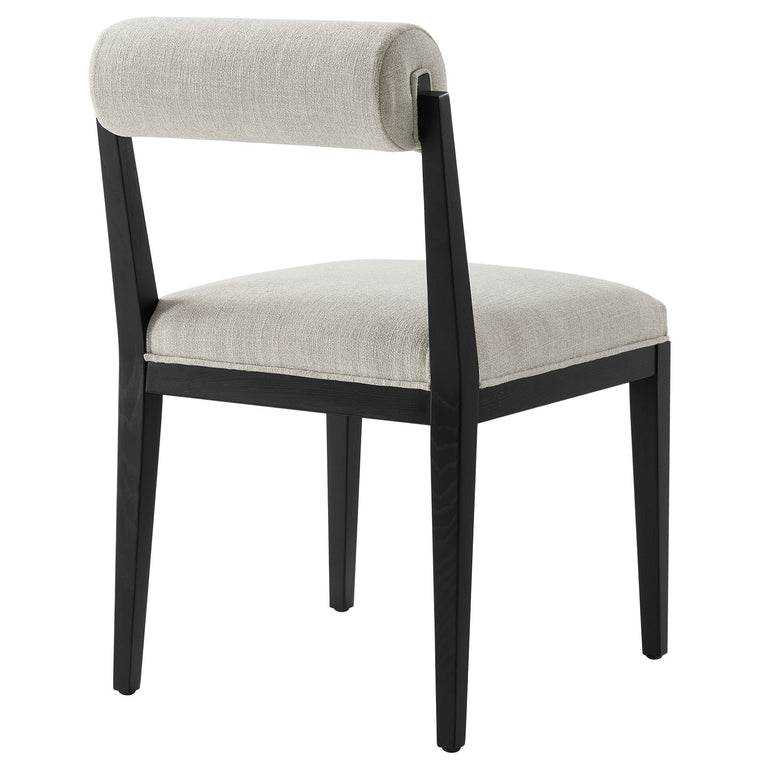 KAI | DINING CHAIRS | LINEN BLACK