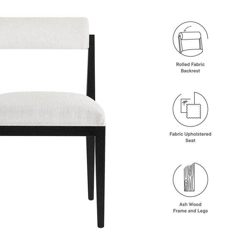 KAI | DINING CHAIRS | SALT BLACK