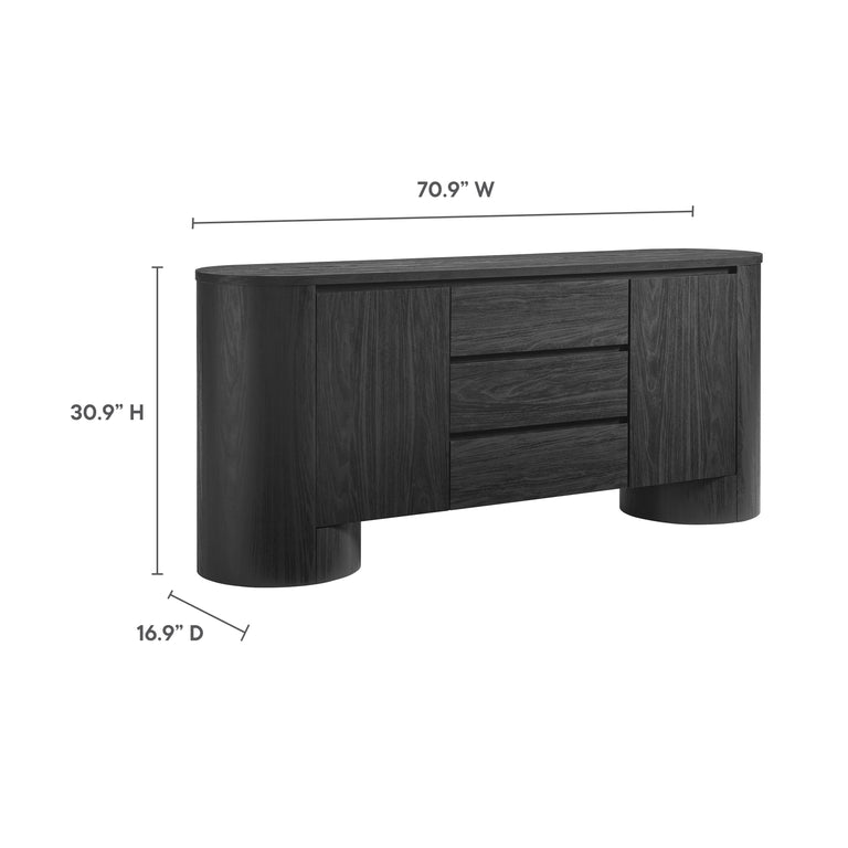 DUVAL | SIDEBOARD | BLACK