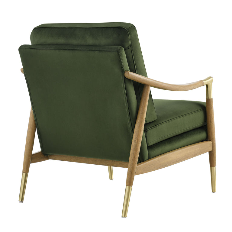 LANGFORD | SOFAS AND ARMCHAIRS | MOSS GREEN WALNUT