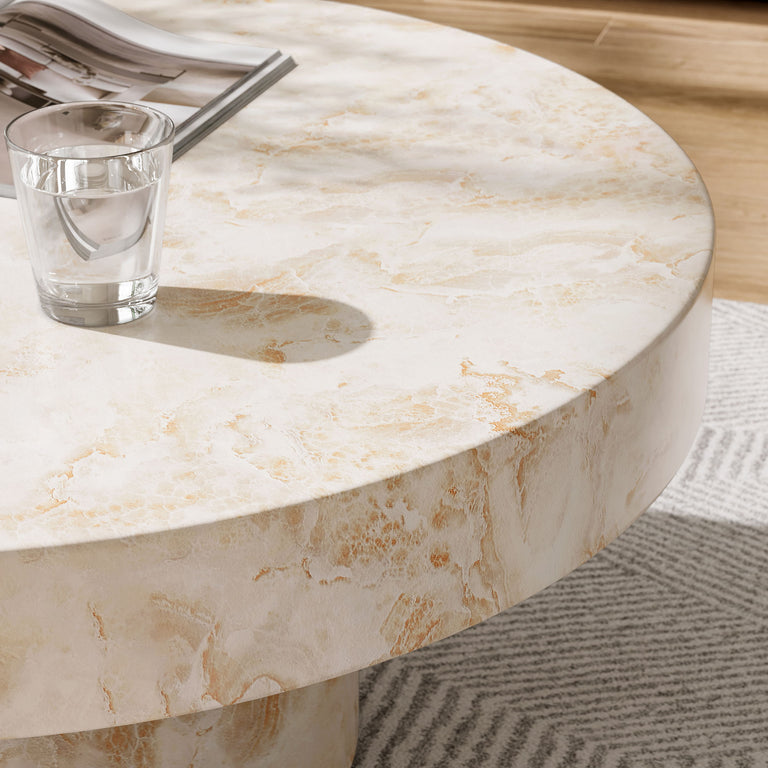 ALORA | COFFEE TABLES | HONEY ONYX