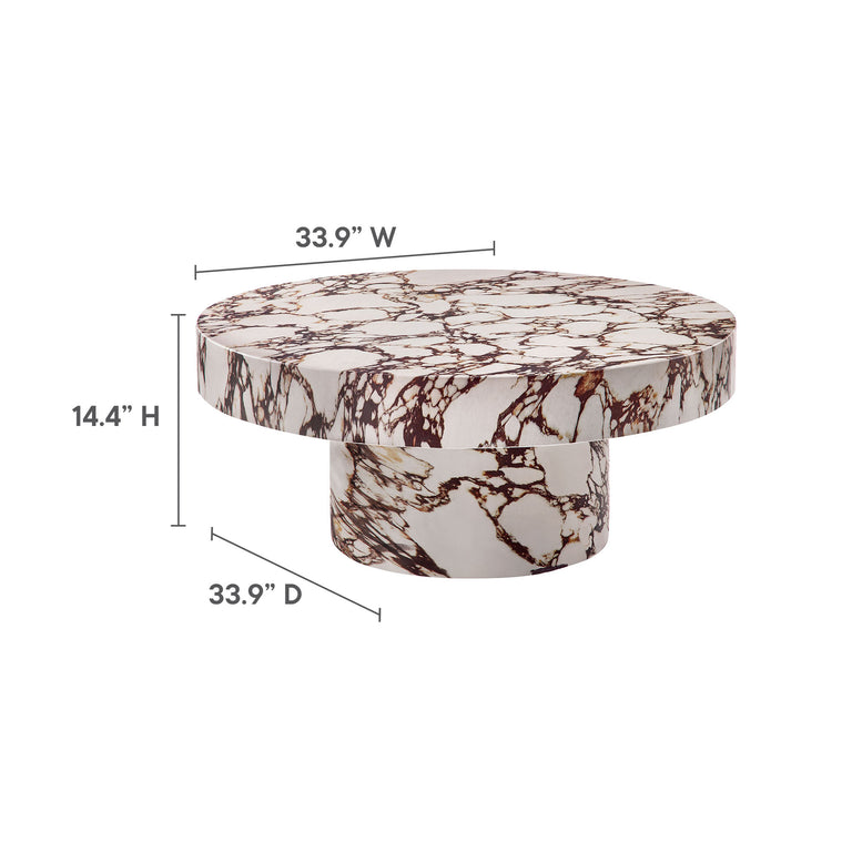 ALORA | COFFEE TABLES | RED MARBLE