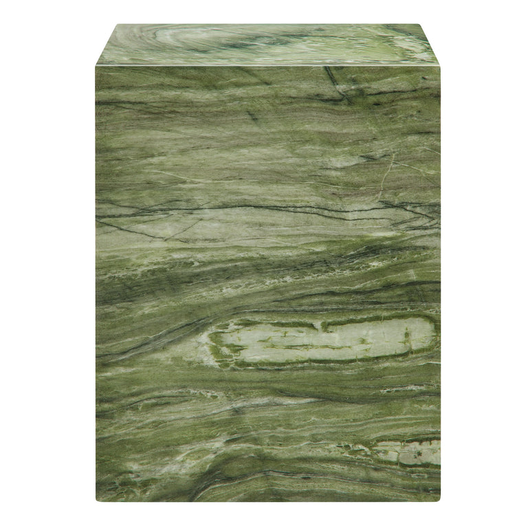 JORDANA | OUTDOOR SIDE TABLE | GREEN MARBLE