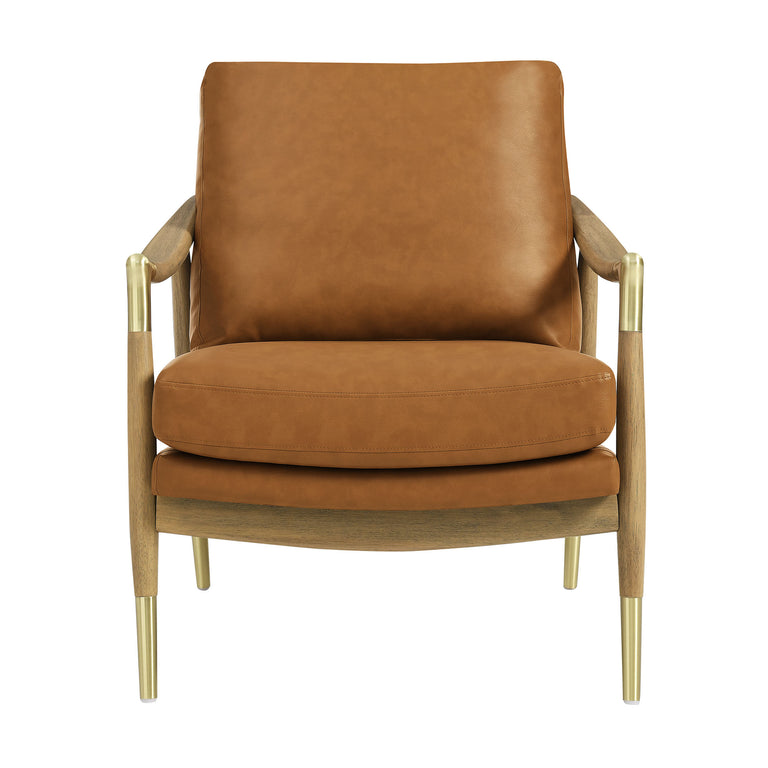 LANGFORD | SOFAS AND ARMCHAIRS | TAN WALNUT