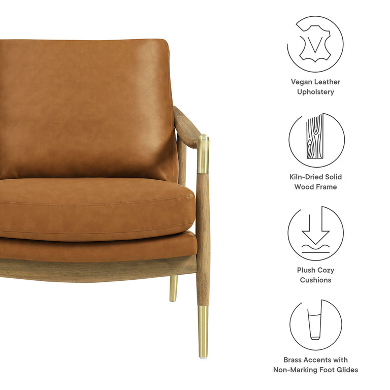 LANGFORD | SOFAS AND ARMCHAIRS | TAN WALNUT