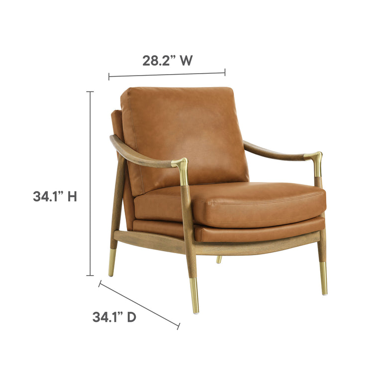 LANGFORD | SOFAS AND ARMCHAIRS | TAN WALNUT