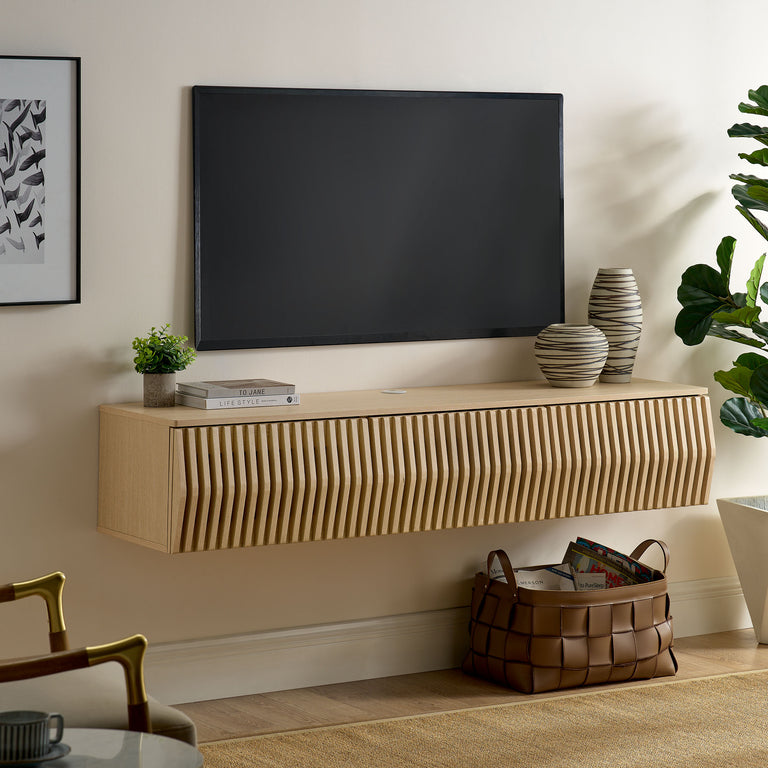 VAUGHN | TV STAND WALL MOUNTED | ASH