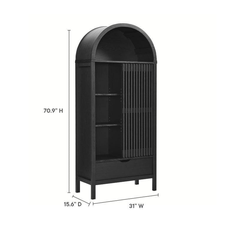 VAUGHN | DISPLAY CABINET | BLACK