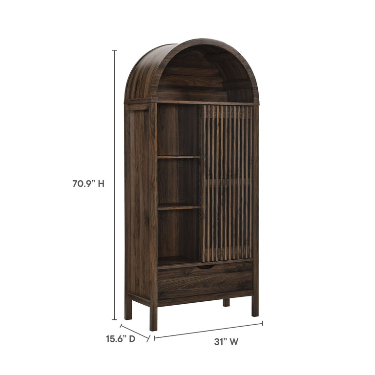 VAUGHN | DISPLAY CABINET | WALNUT