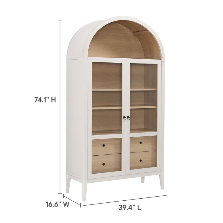 NOLAN | DISPLAY CABINET | IVORY OAK