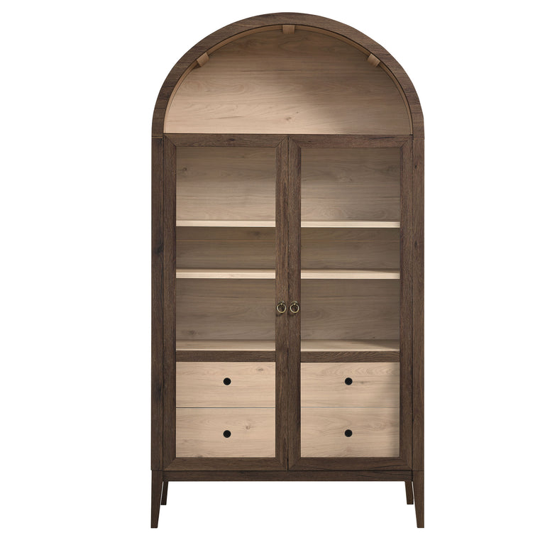 NOLAN | DISPLAY CABINET | WALNUT LIGHT OAK