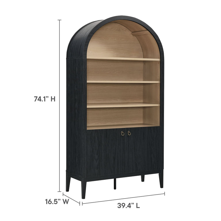 NOLAN | BOOKCASE | BLACK OAK