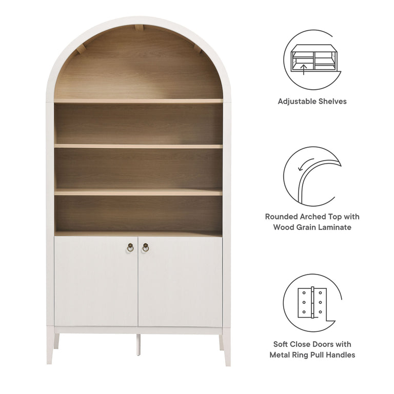 NOLAN | BOOKCASE | IVORY OAK