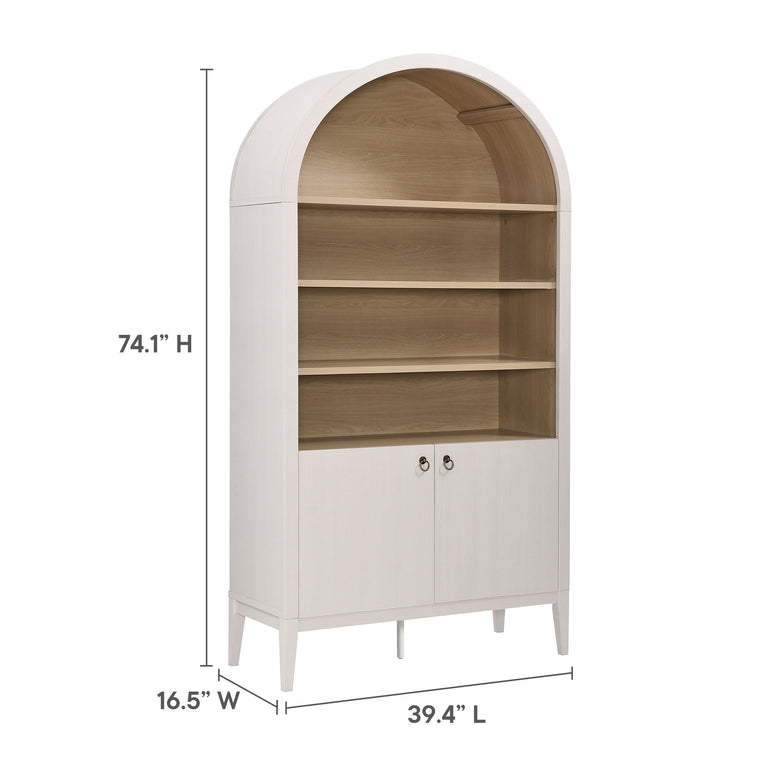 NOLAN | BOOKCASE | IVORY OAK