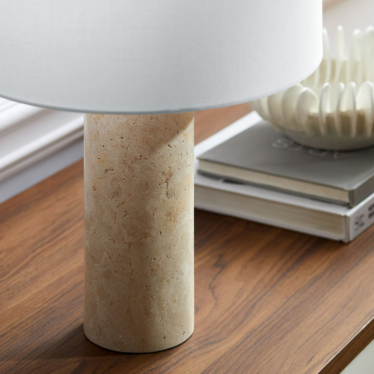 ZENITH | TABLE LAMPS | TRAVERTINE