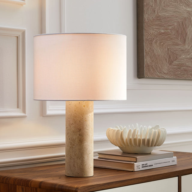 ZENITH | TABLE LAMPS | TRAVERTINE