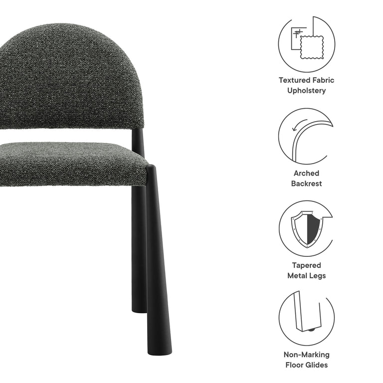 HAYLEY | DINING CHAIRS | BLACK ANTHRACITE