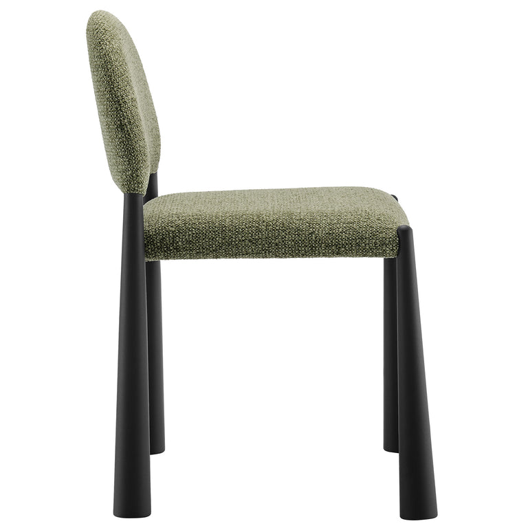 HAYLEY | DINING CHAIRS | BLACK LEAF