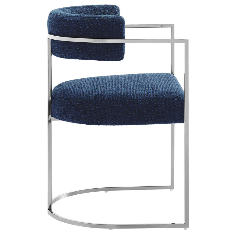 HURON | DINING CHAIRS | SILVER NAVY