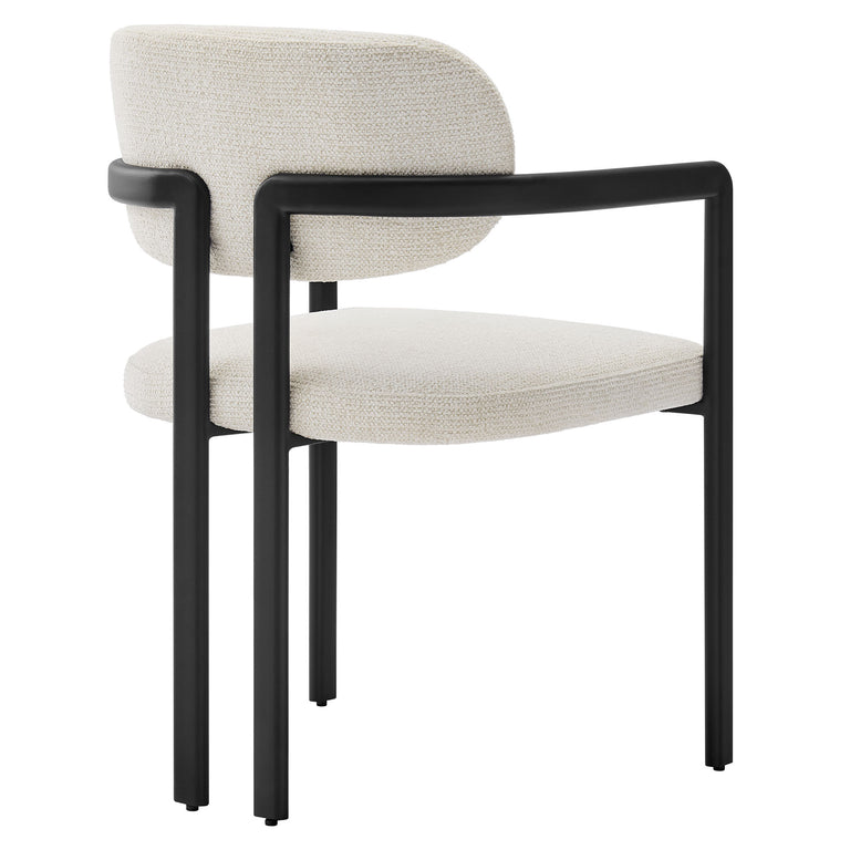 ELIO | DINING CHAIRS | BLACK CREAM