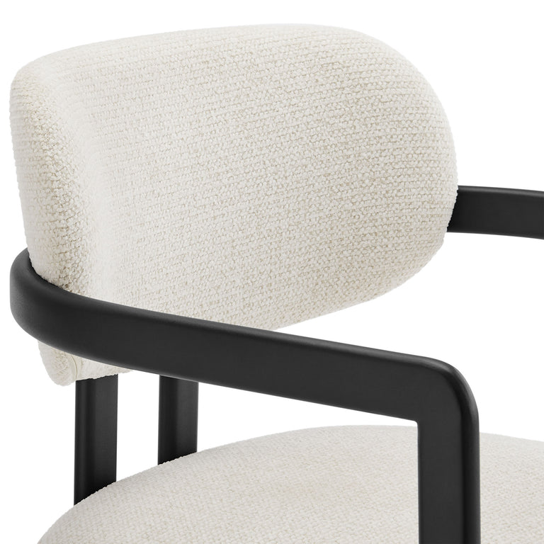 ELIO | DINING CHAIRS | BLACK CREAM