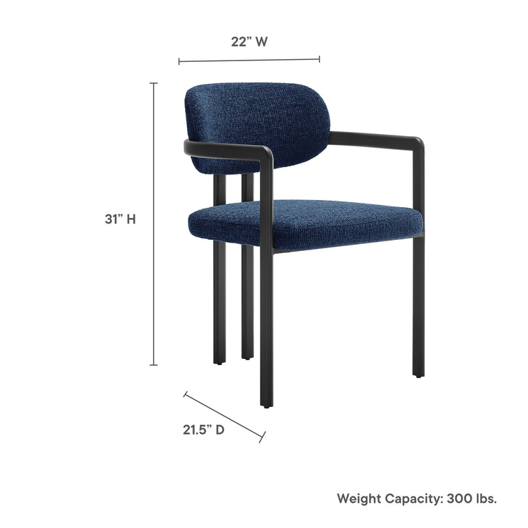 ELIO | DINING CHAIRS | BLACK NAVY