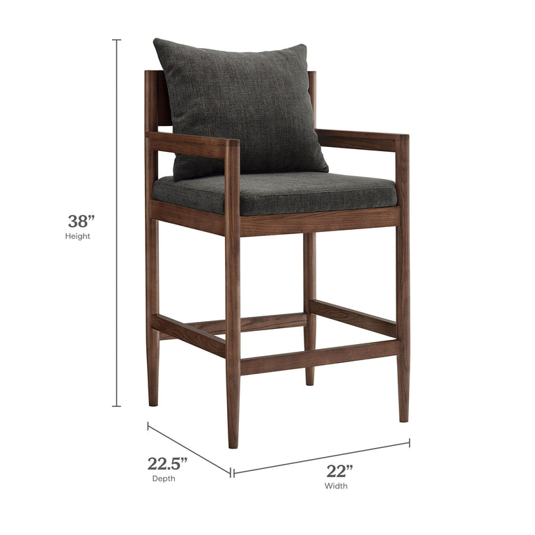 REMINGTON | BAR AND COUNTER STOOLS | CHARCOAL