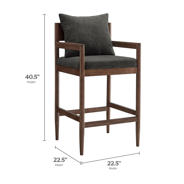 REMINGTON | BAR AND COUNTER STOOLS | CHARCOAL