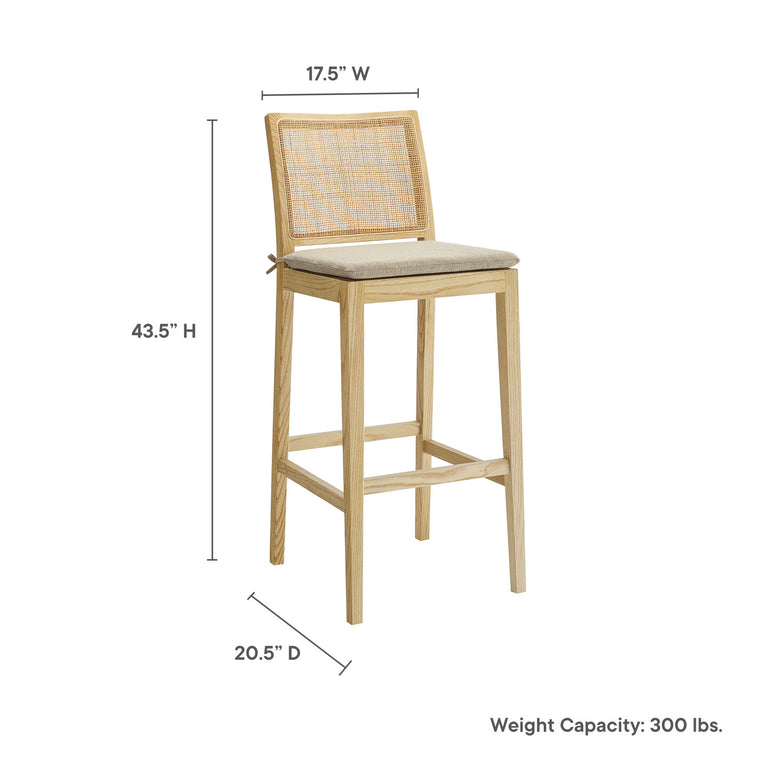 OVARD | BAR AND COUNTER STOOLS | NATURAL