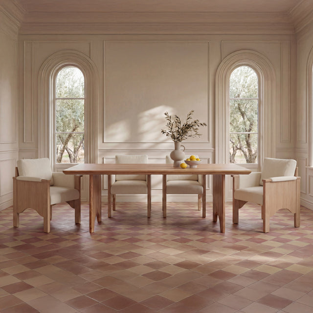 BAUER DINING CHAIR CREAM