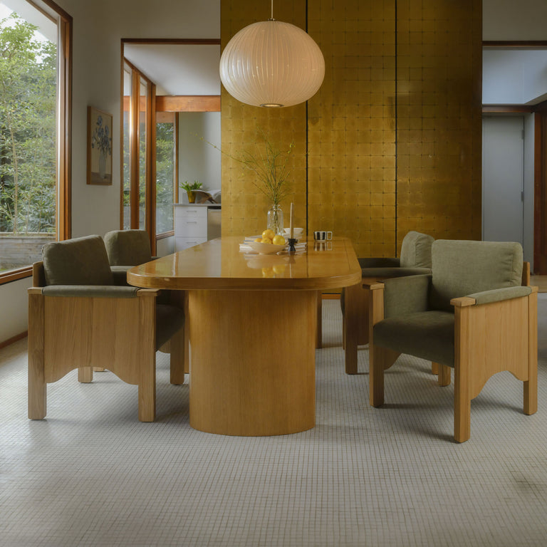 BAUER DINING CHAIR CREAM