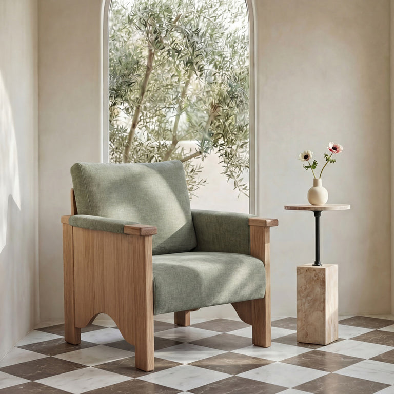 BAUER ACCENT CHAIR CREAM