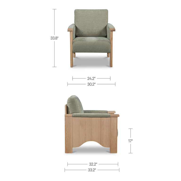BAUER ACCENT CHAIR CREAM