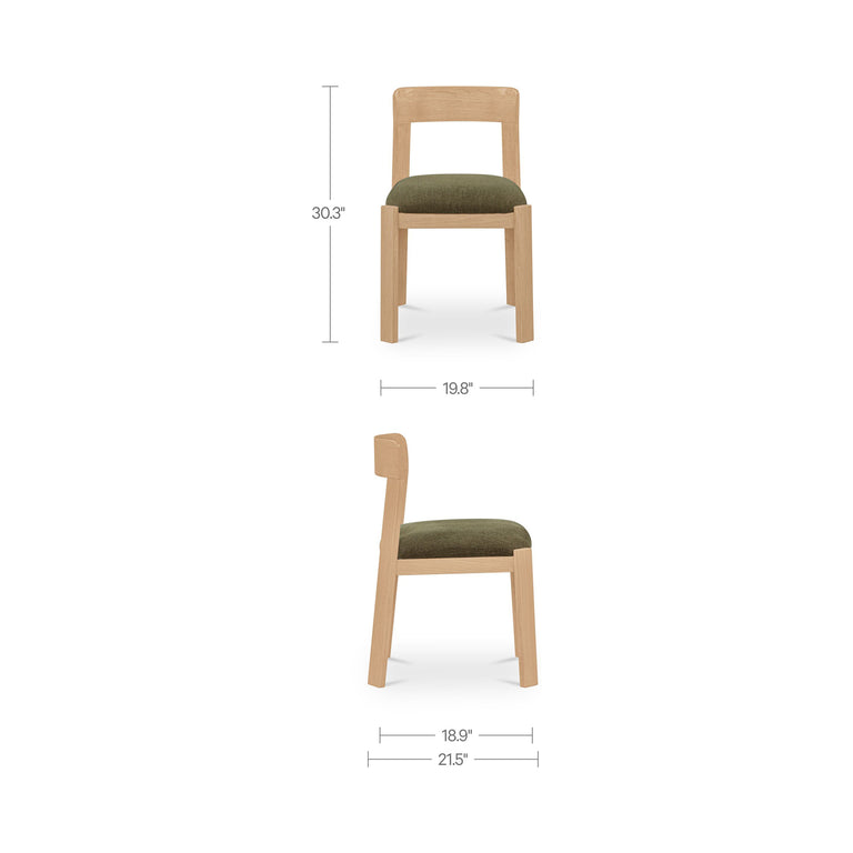OLI DINING CHAIR BERRY-SET OF TWO