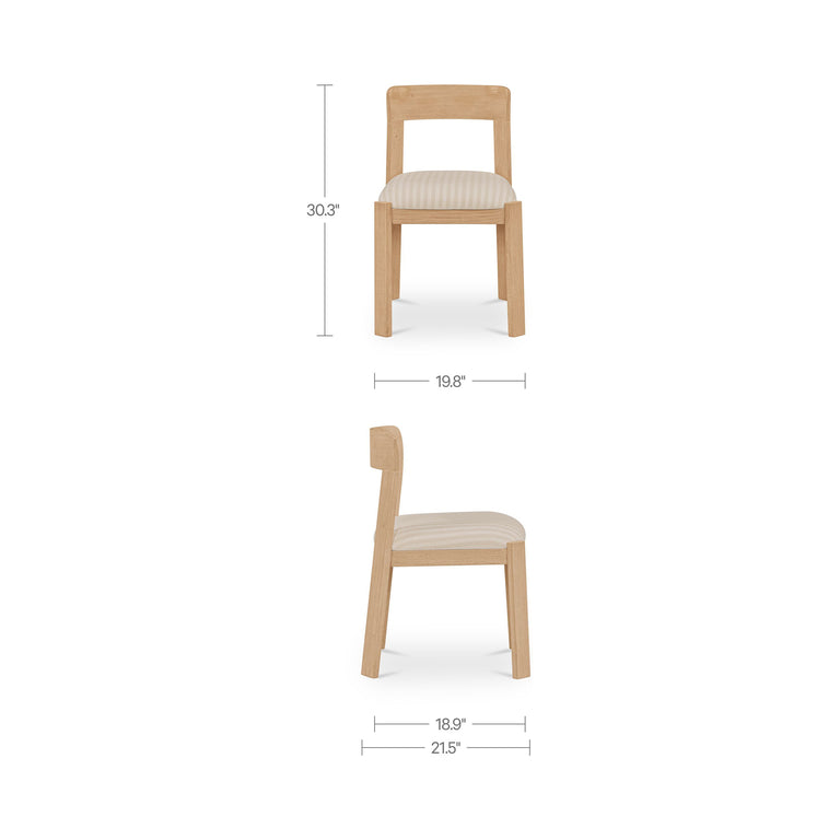 OLI DINING CHAIR BERRY-SET OF TWO