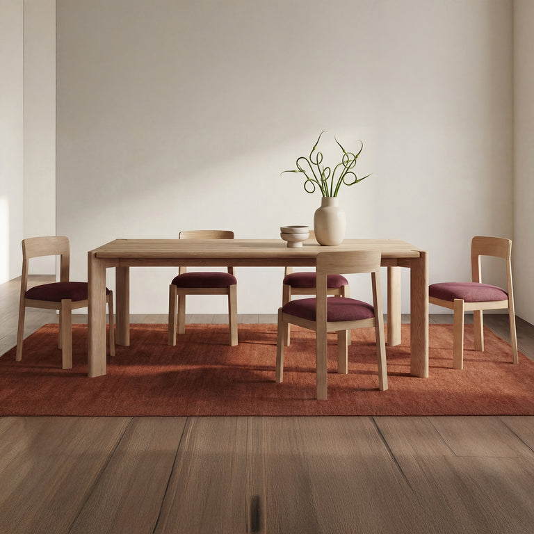 OLI DINING CHAIR BERRY-SET OF TWO