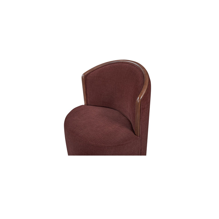 ROSSI SWIVEL DINING CHAIR BERRY