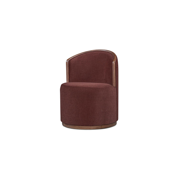 ROSSI SWIVEL DINING CHAIR BERRY