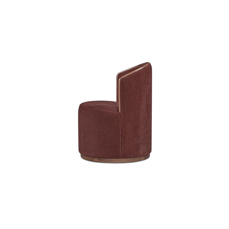 ROSSI SWIVEL DINING CHAIR BERRY