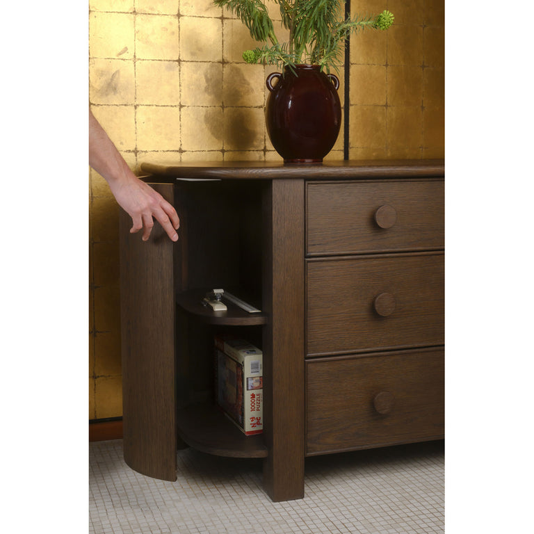 LOREN 6 DRAWER DRESSER DARK BROWN