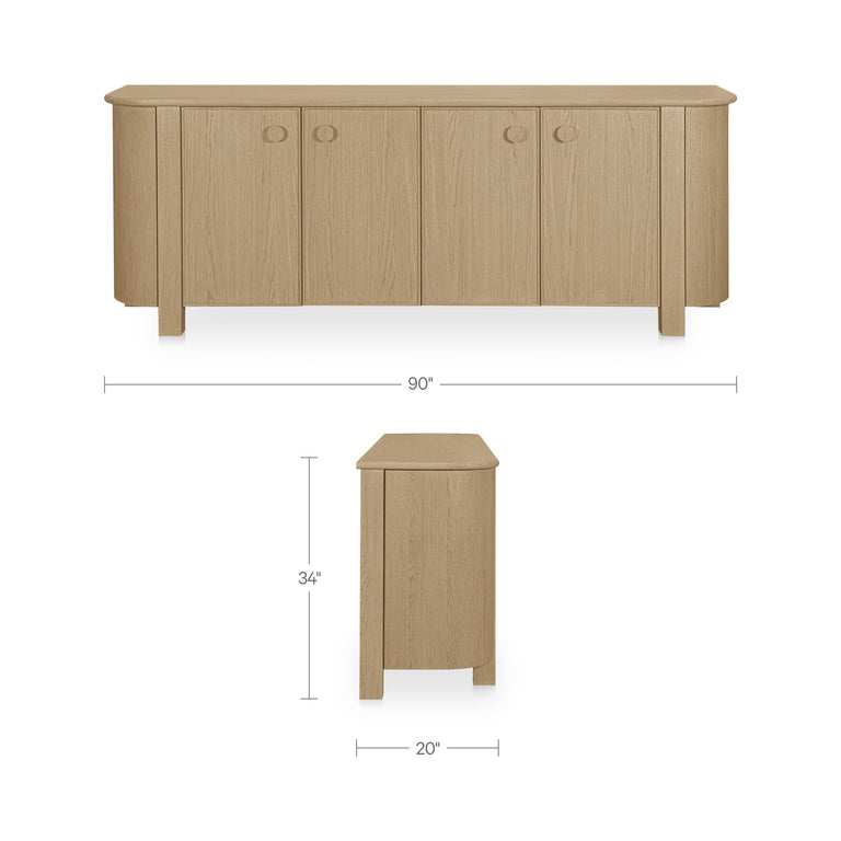 LOREN SIDEBOARD DARK BROWN