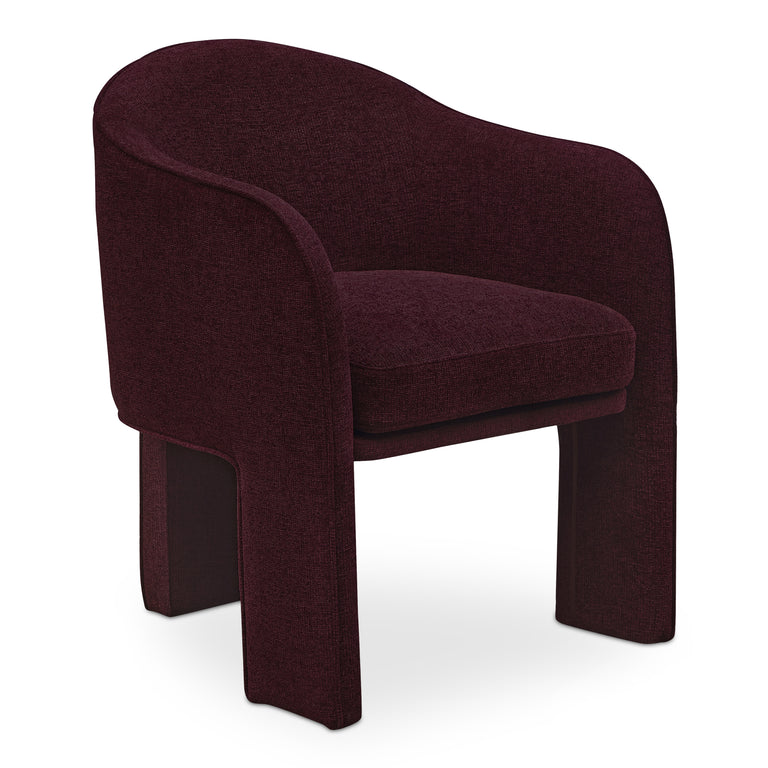 CLARA DINING CHAIR PLUM