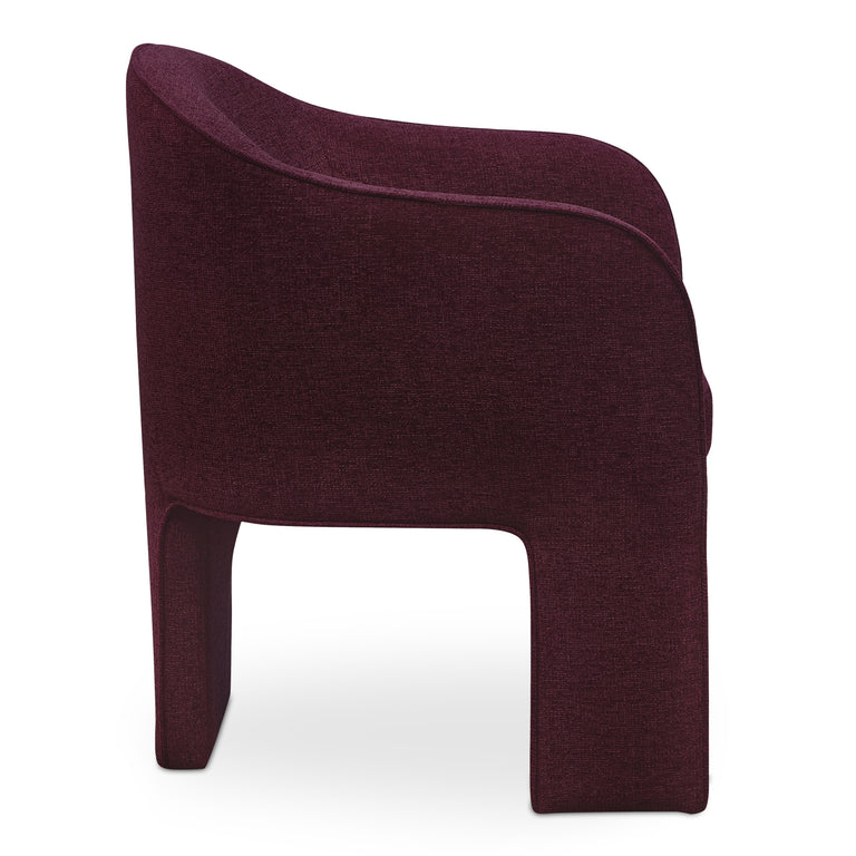 CLARA DINING CHAIR PLUM